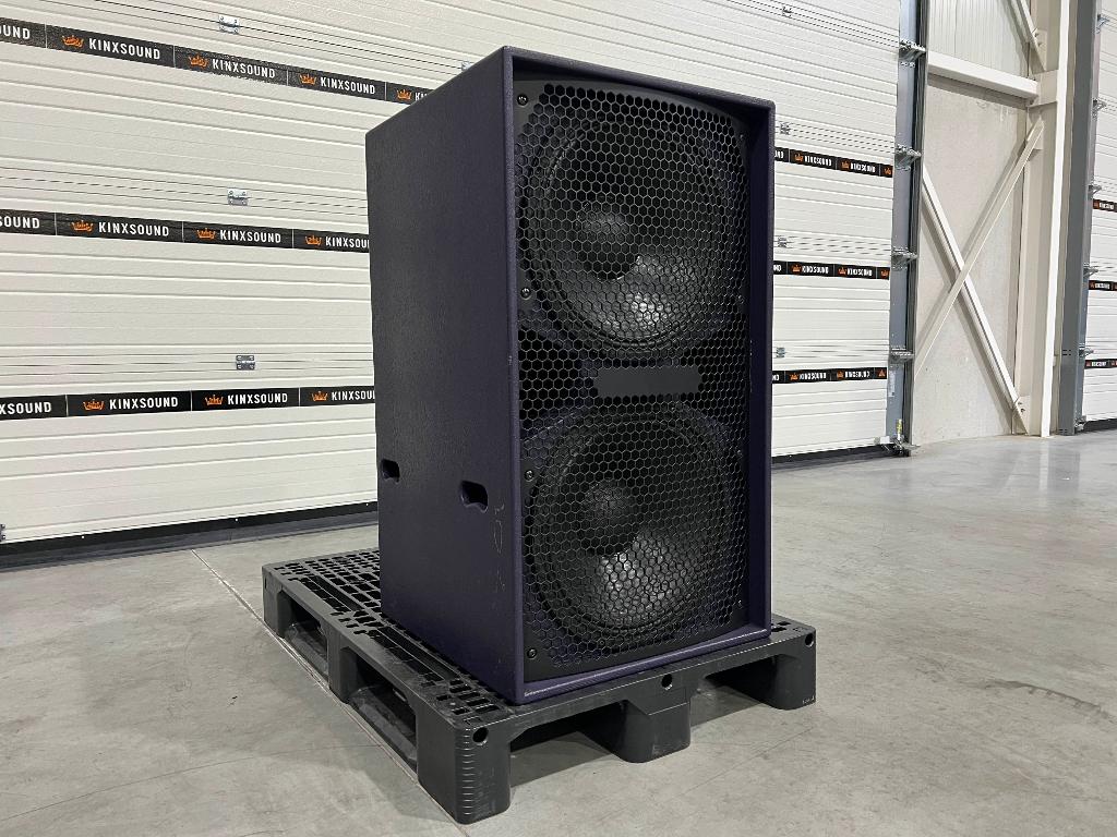 Funktion-One BR218 2x18" sub, TV, Hi-fi & Vidéo, Enceintes, Utilisé, Subwoofer, 120 watts ou plus, Autres marques, Enlèvement ou Envoi