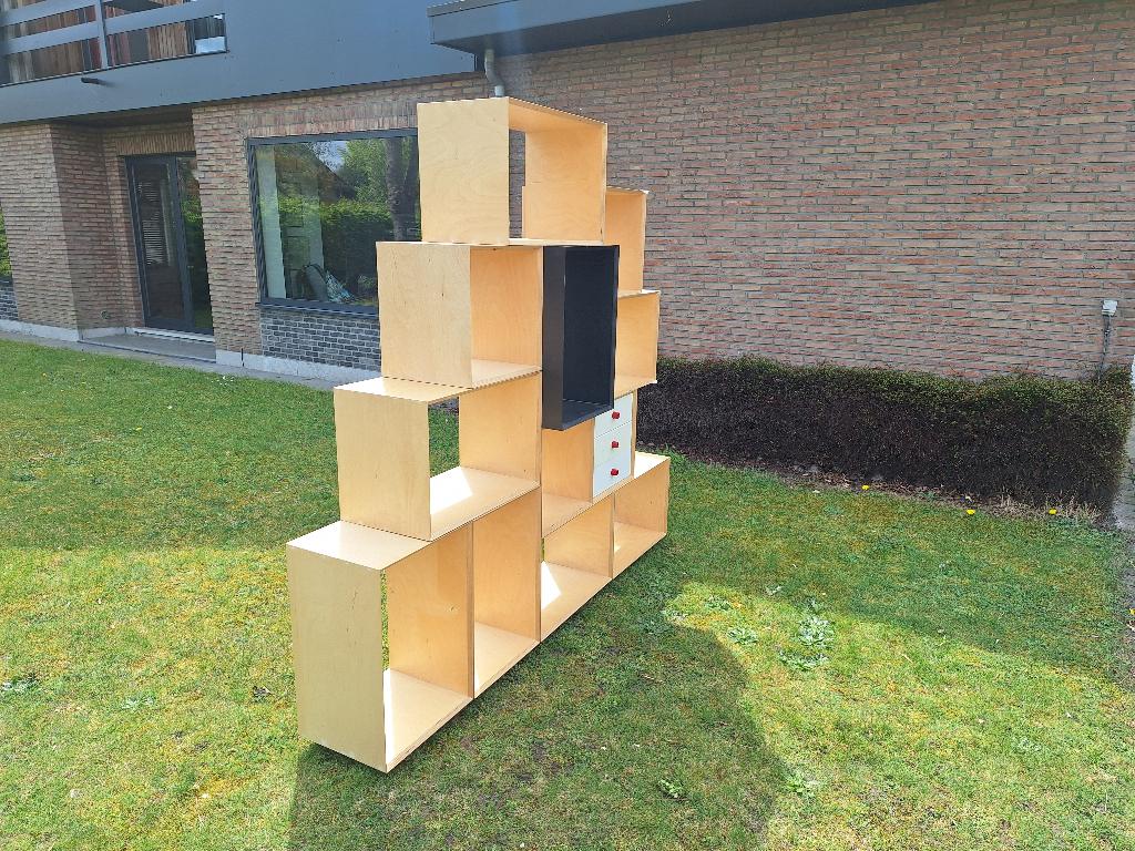 Wandrek, hout, perfecte staat, in berken multiplex, Ophalen, Zo goed als nieuw