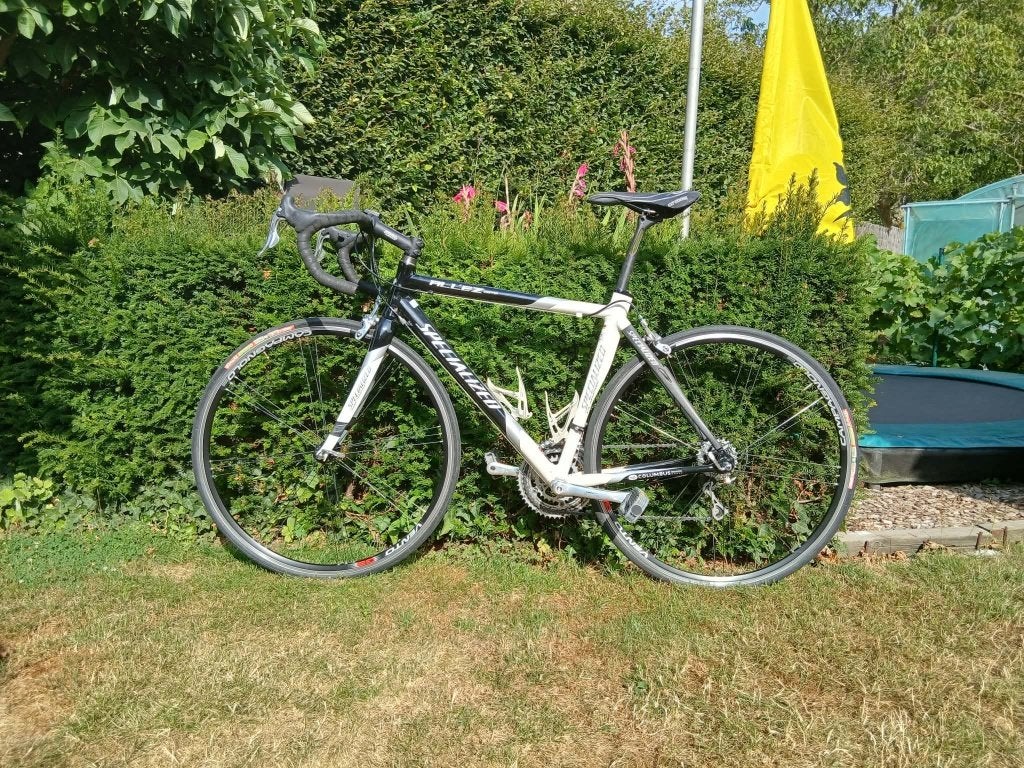 Koersfiets Specialized E5 Aerotec Allez Comp, Fietsen en Brommers, Gebruikt, 26 inch, Velgrem, Meer dan 20 versnellingen