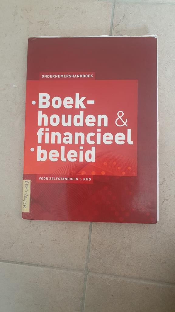 Boekhouden & financieel beleid, Ophalen of Verzenden, Gelezen