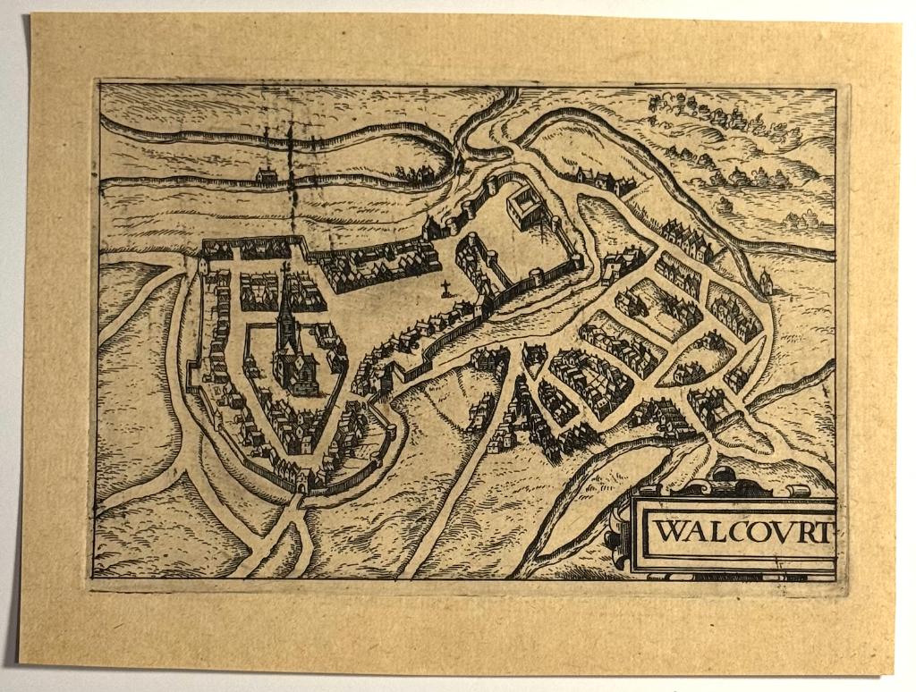 Walcourt Guicciardini XVIIe siècle, Enlèvement ou Envoi, Cartographie, 19 cm, 1600 - 1699