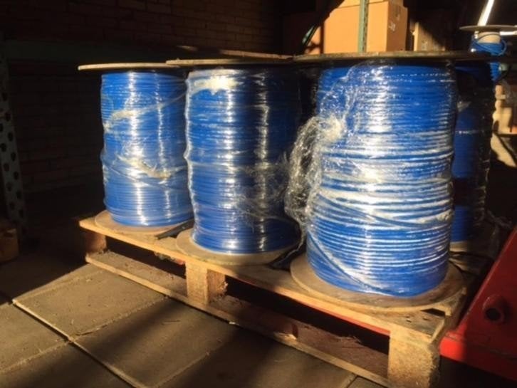 0644. FTP kabel / cat 7 / per haspel / per meter, Computers en Software, Ophalen, Nieuw