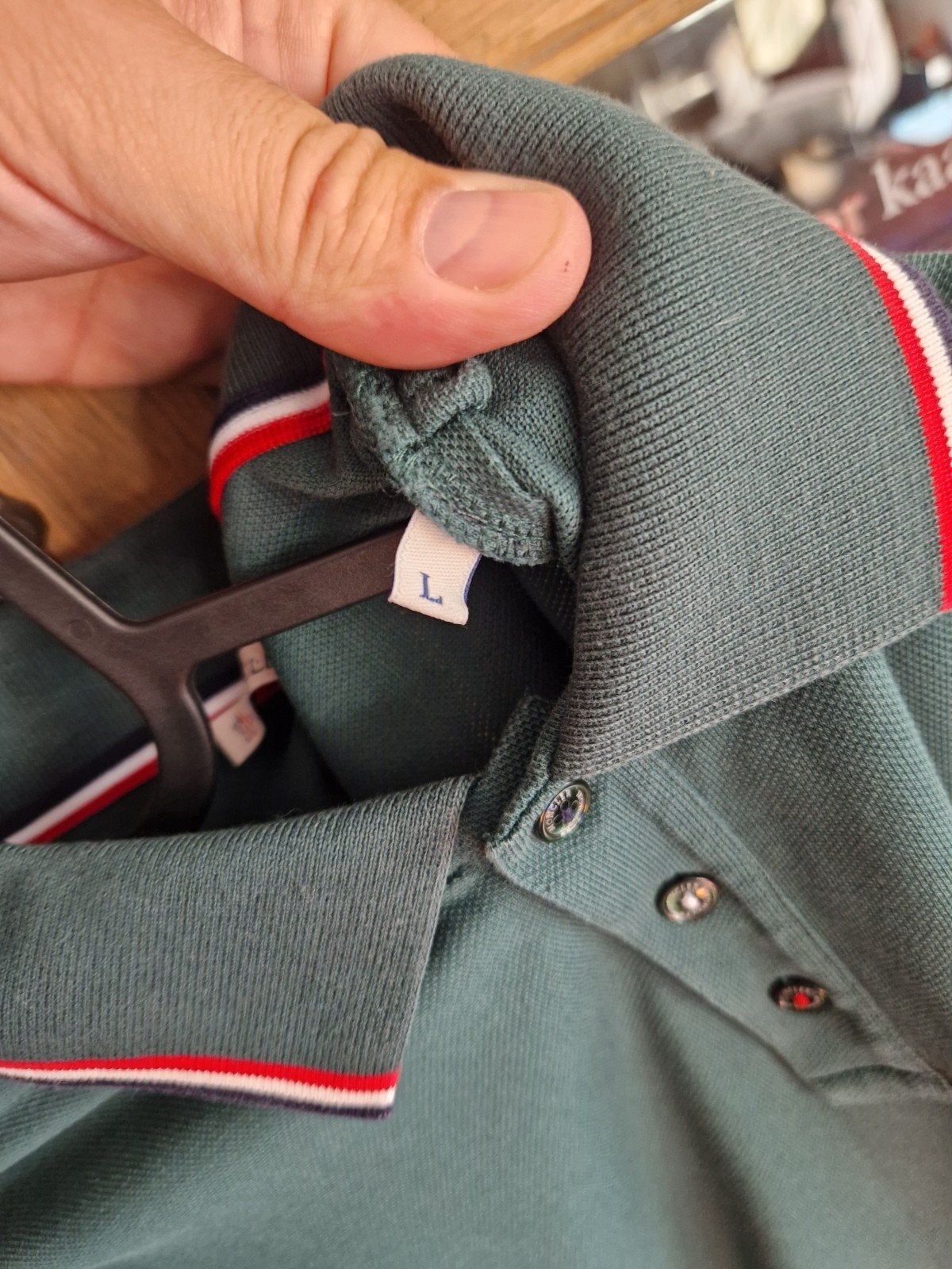 Moncler polo's maat large nieuwstaat, Kleding | Heren, Ophalen, Maat 52/54 (L), Moncler, Overige kleuren