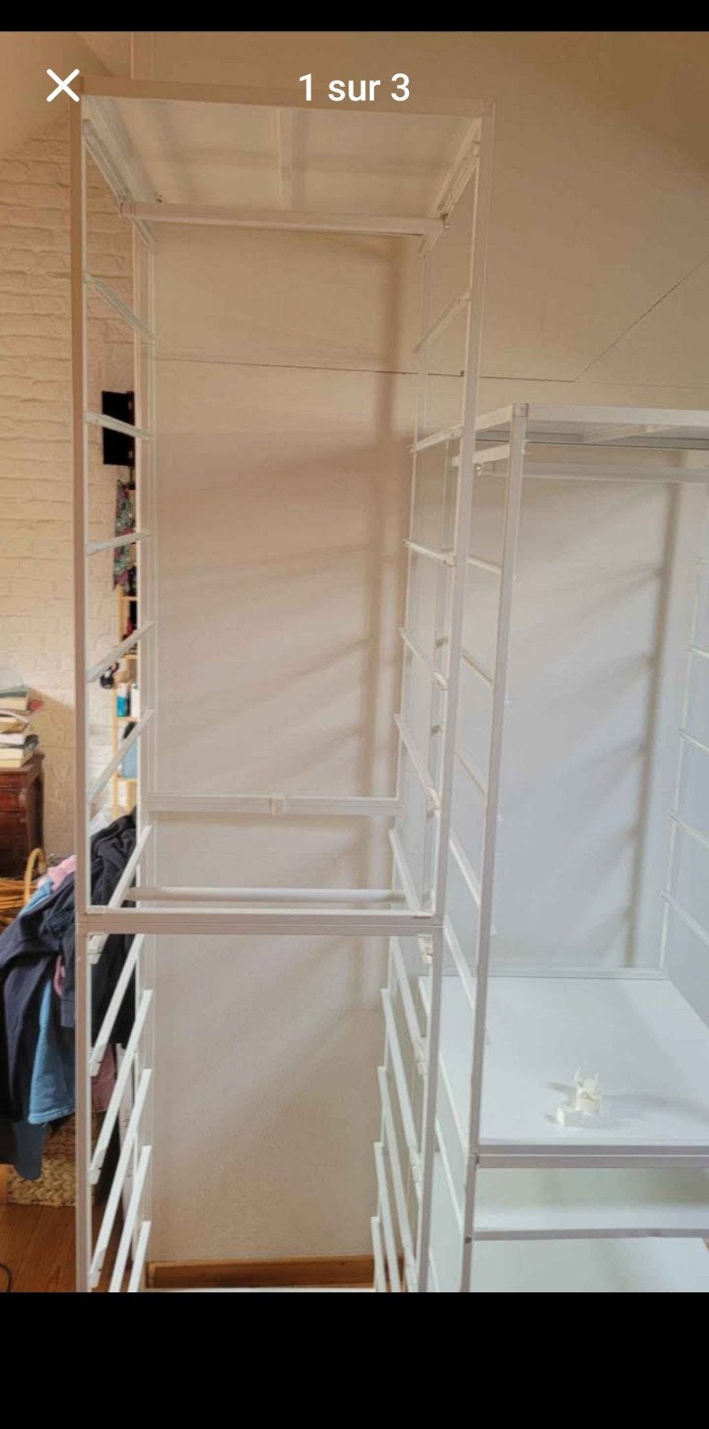 Dressing Ikea Jonaxel blanc bon état, Ophalen