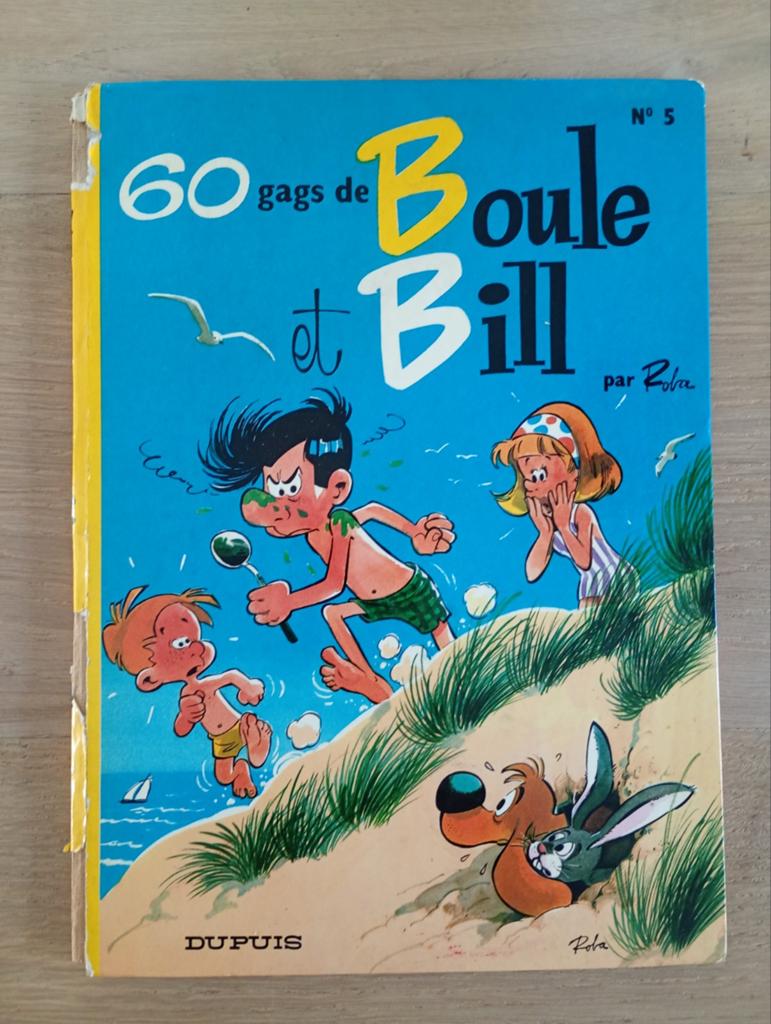 Boule et Bill 5 Roba EO état moyen, Enlèvement ou Envoi, Une BD, Utilisé, Roba