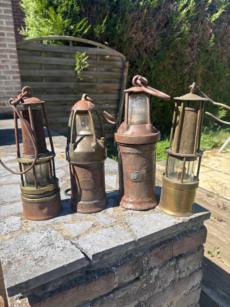 Lampe de mineur, Ophalen, Koper