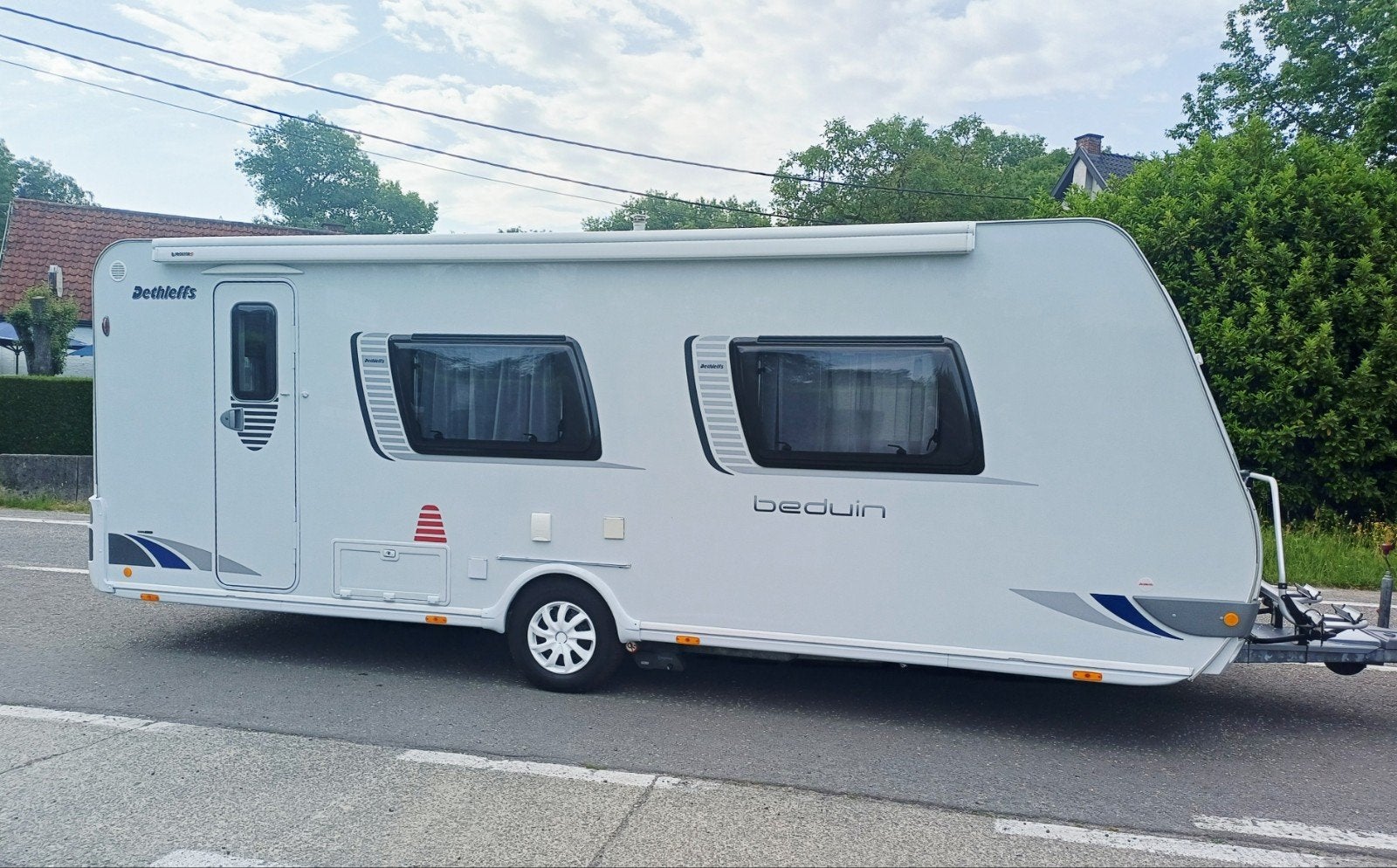 Dethleffs Beduin 545 Parfait état, Caravanes & Camping, Caravanes, Particulier, jusqu'à 4, 1250 - 1500 kg, Banquette en rond, Dethleffs