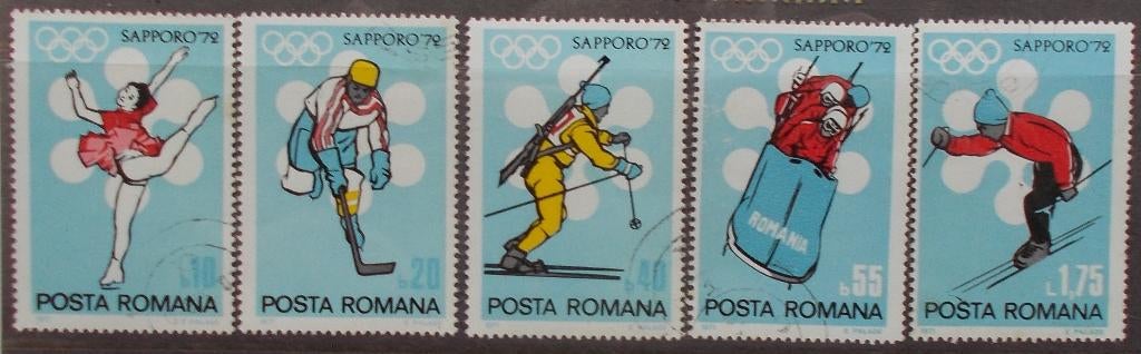 Olympische Spelen 1972 Sapporo (Japan), Postzegels en Munten, Verzenden, Gestempeld, Sport