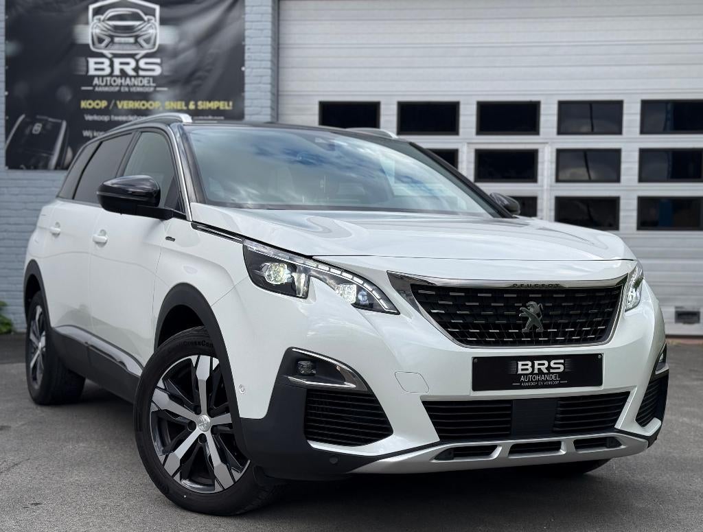 Peugeot 5008 GT Line 1.5 Blue HDI Automaat 7P Met Garantie, Auto's, Peugeot, 4 cilinders, Leder, Diesel, 5 deurs