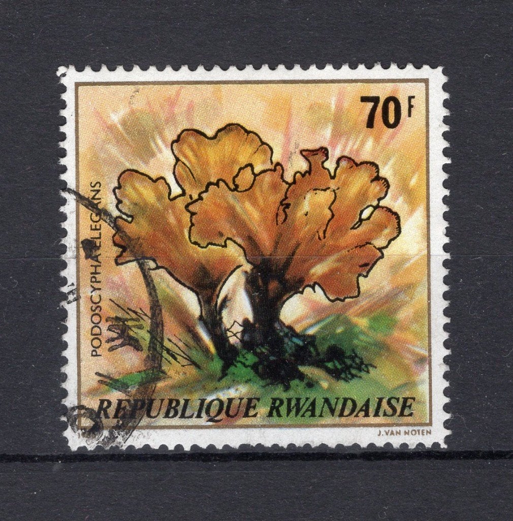 RWANDA 992 gestempeld 1980, Postzegels en Munten, Verzenden, Gestempeld, Gestempeld