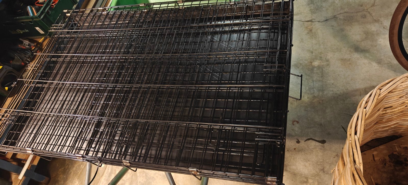 Honden bench, Dieren en Toebehoren, Ophalen, 65 tot 100 cm, Hondenhok, Zo goed als nieuw