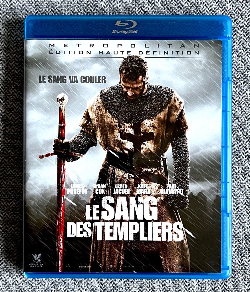 LE SANG DES TEMPLIERS (James Purefoy, Brian Cox) Comme Neuf, Avec suppléments, Action, Enlèvement ou Envoi, Film