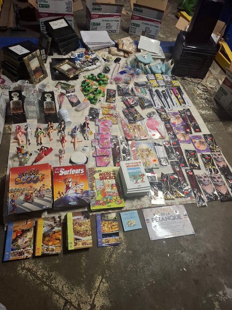 Lot pour la  brocante, Enlèvement