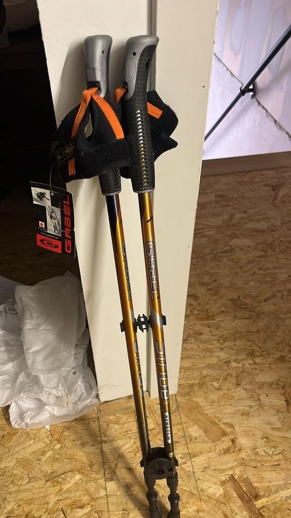 Gabel Stride Stretch 75 - 130cm Nordic Walking stokken, Divers, Bâtons de marche, Enlèvement, Ajustable, Neuf