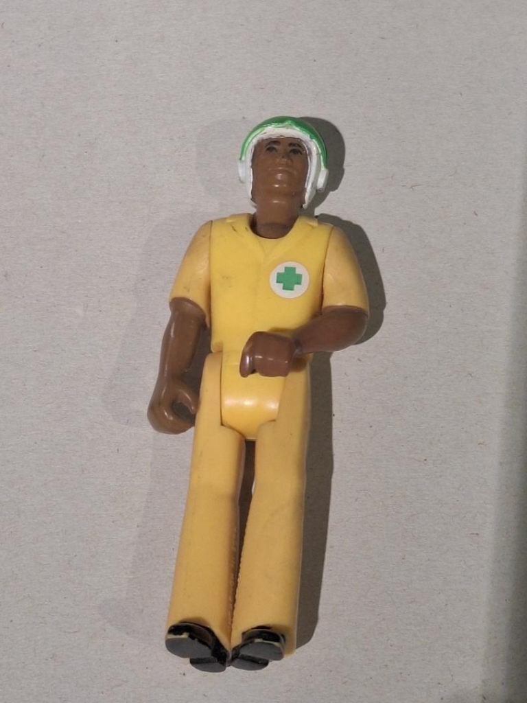 Fisher-Price Adventure People Air-Sea Rescue Copter Roger, Ophalen of Verzenden, Gebruikt