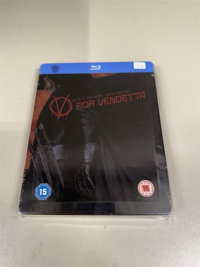 V for vendetta - blu-ray metalen box, Enlèvement ou Envoi, Utilisé, Blu-ray