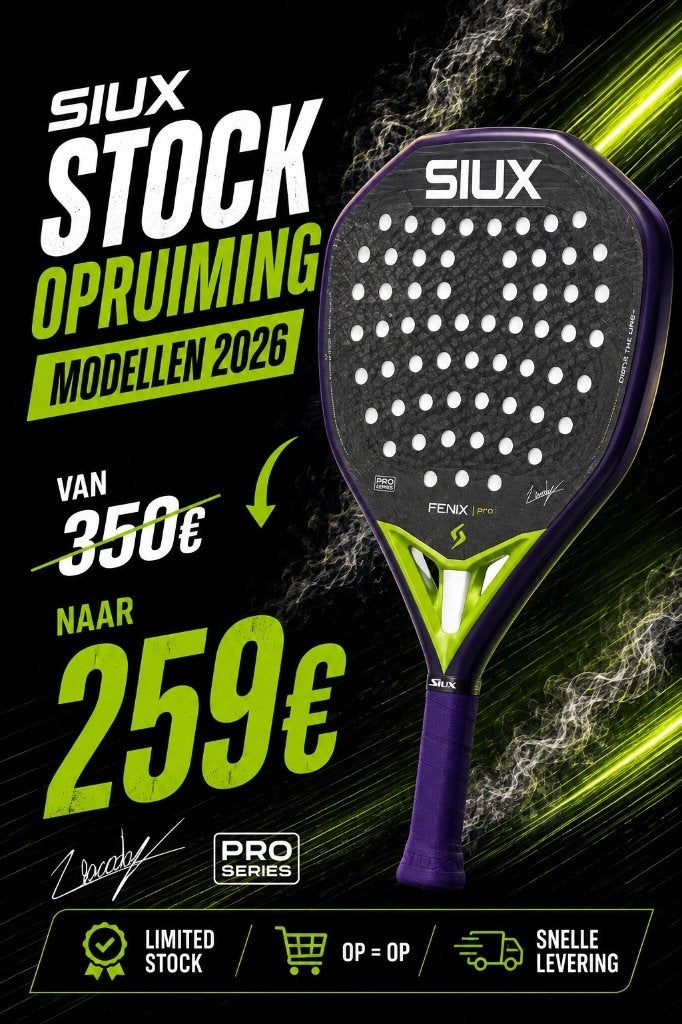 Nieuwe Siux Fenix Glow Purple Pro 2026 padel racket, Ophalen of Verzenden, Nieuw, Padelracket
