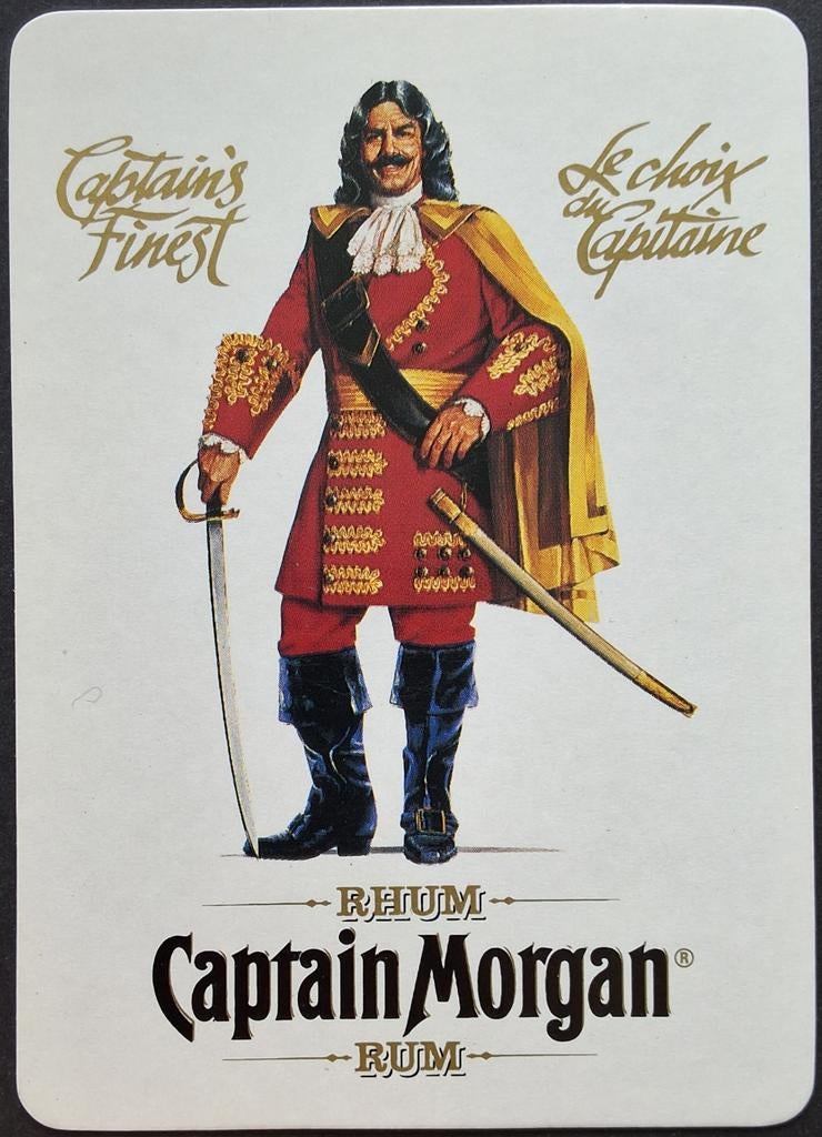 1 Speelkaart  Captain Morgan Rum, Verzamelen, Ophalen of Verzenden
