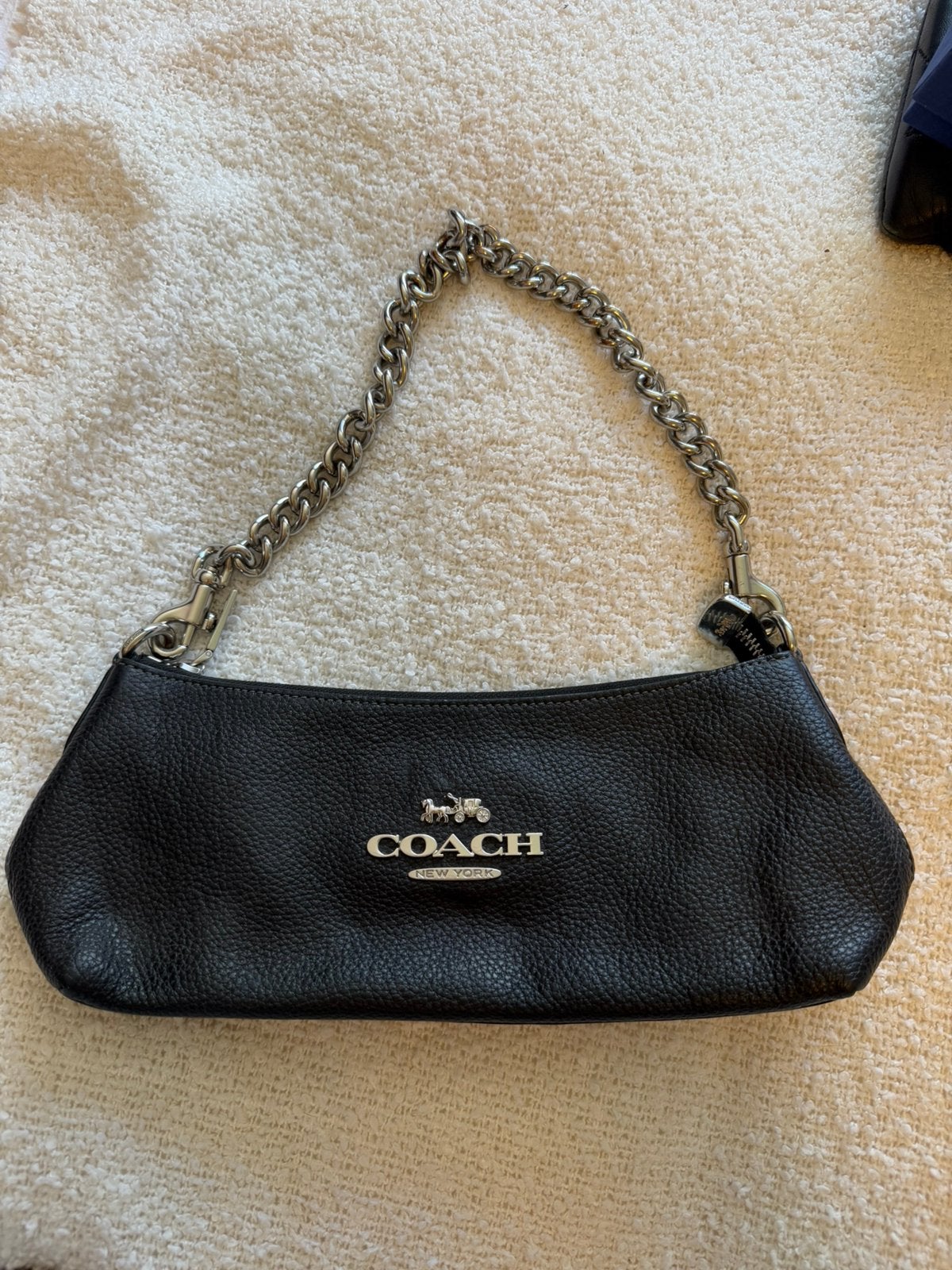 Sac à main Coach, Enlèvement ou Envoi, Comme neuf, Noir, Sac à main