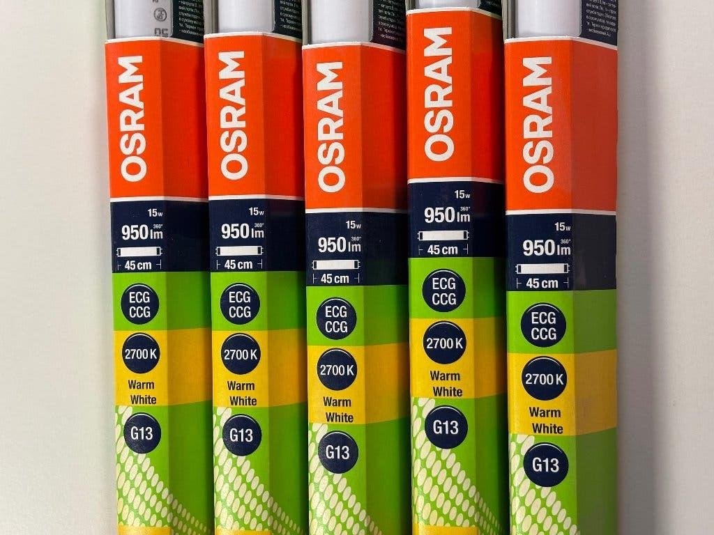 TL Osram 15W 5 stuks, Ophalen, Osram, Nieuw, TL-buis