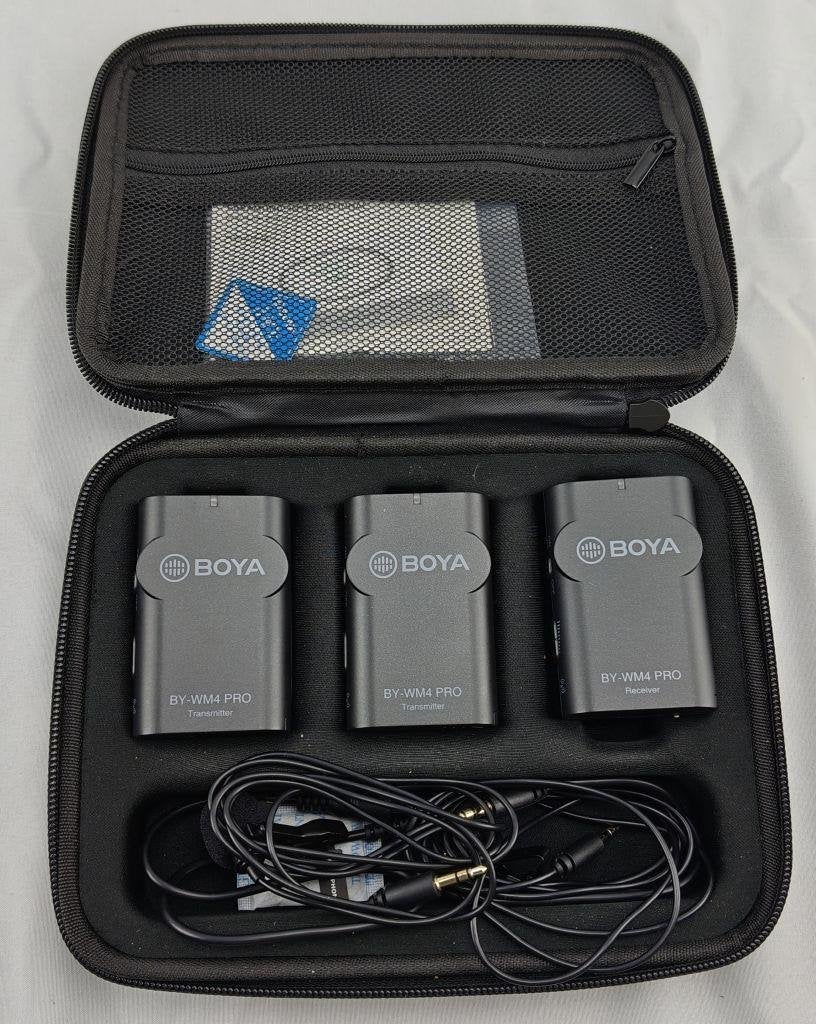 Boya - BY-WM4PRO K2 - 2 transmitters, Musique & Instruments, Enlèvement ou Envoi, Comme neuf, Autres types, Sans fil