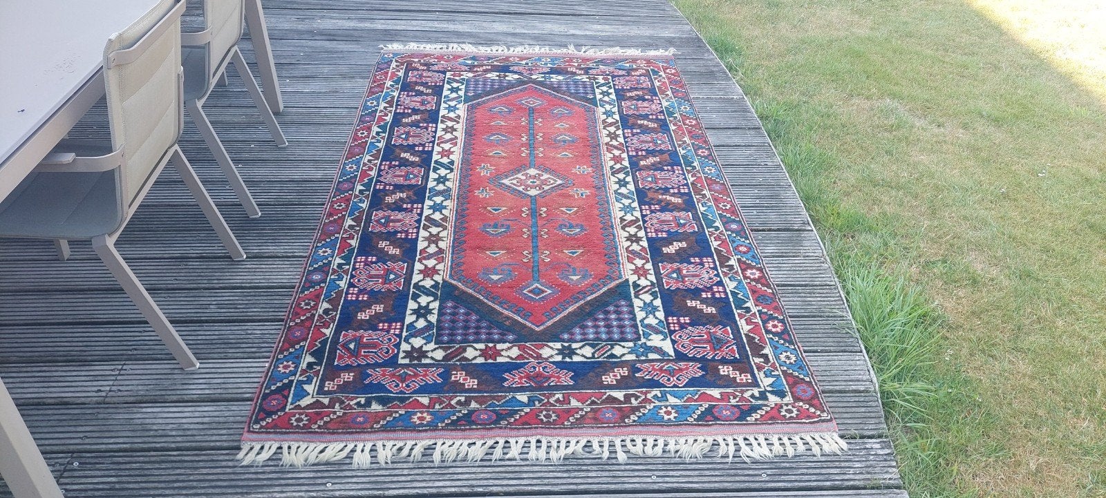 Turks handgeknoopte wollen tapijt  145cm x 235cm, Huis en Inrichting, Stoffering | Tapijten en Vloerkleden, Ophalen