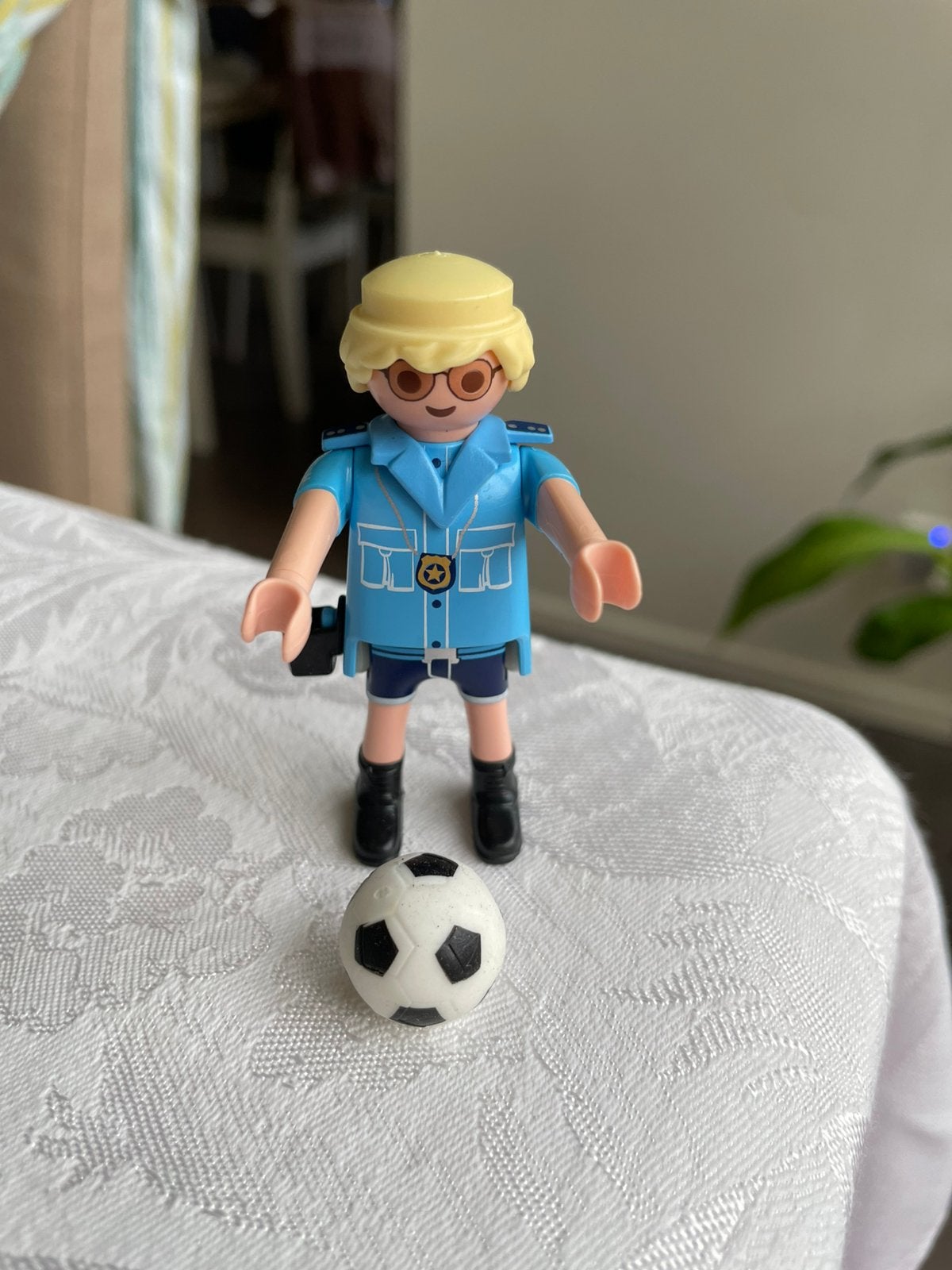 Playmobil voetballer met bal, Verzamelen, Ophalen of Verzenden, Zo goed als nieuw