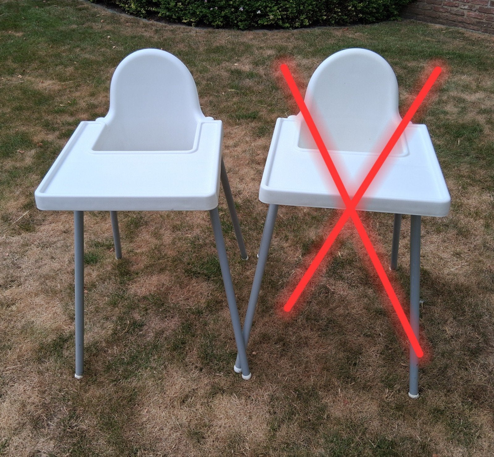 1 chaise pour enfants d'Ikea, Enfants & Bébés, Enlèvement, Utilisé, Chaise évolutive, Ceinture(s)