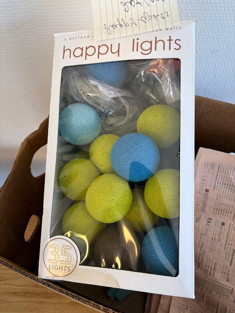 4 sets happy lights, Enlèvement, Neuf