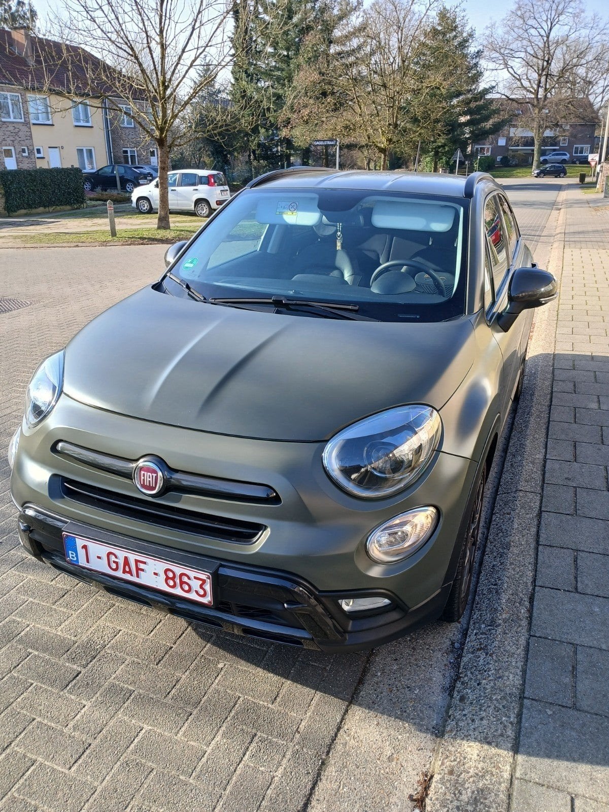 fiat 500x benzine cross 1.4, Auto's, Voorwielaandrijving, Particulier, SUV of Terreinwagen, Groen