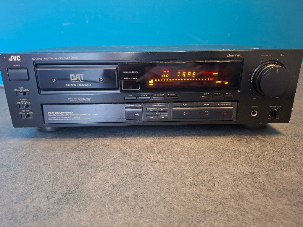 JVC XD-Z505 DAT-recorder, Audio, Tv en Foto, Cassettedecks, Ophalen of Verzenden, Enkel, JVC, Tiptoetsen