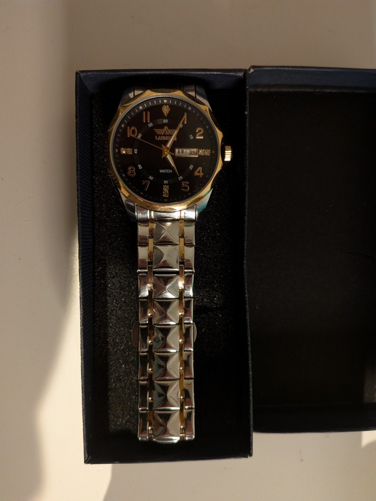 montre de la marque LANNISON, Autres marques, Enlèvement ou Envoi, Or, Acier