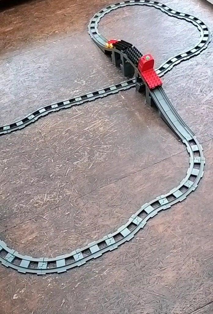 SET DUPLO TREIN + ALLERLEI ONDERDELEN, Gebruikt, Overige typen, Ophalen of Verzenden, Inclusief accessoires