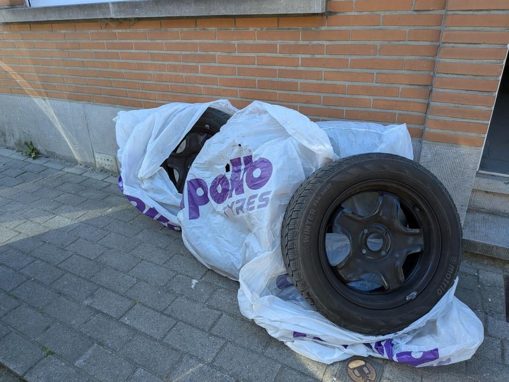 4 stalen velgen Dacia Sandero, Auto-onderdelen, Ophalen, Gebruikt, Velg(en)