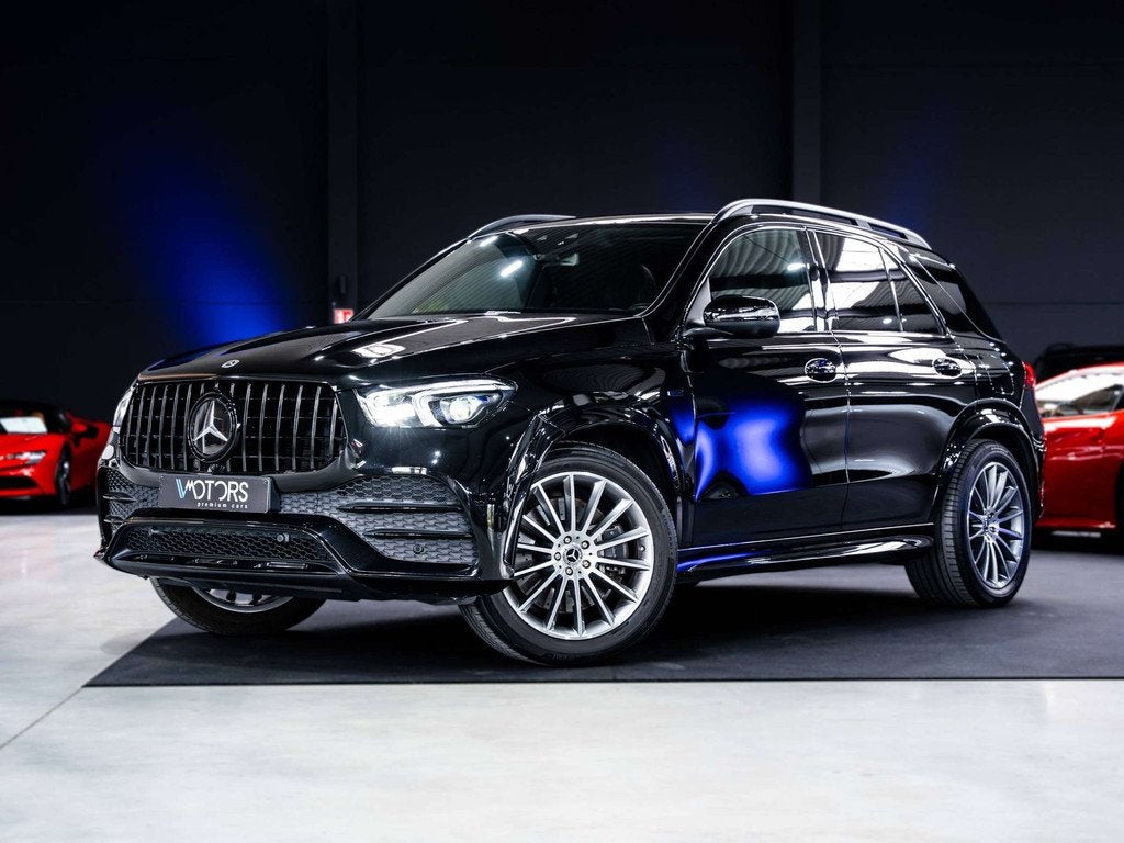 Mercedes-Benz GLE 350 GLE 350 de 4-Matic PHEV - AMG-line - A, Auto's, Automaat, Gebruikt, GLE, Zwart