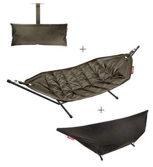 Hangmat deluxe kleur taupe nieuwe, Ophalen, Nieuw