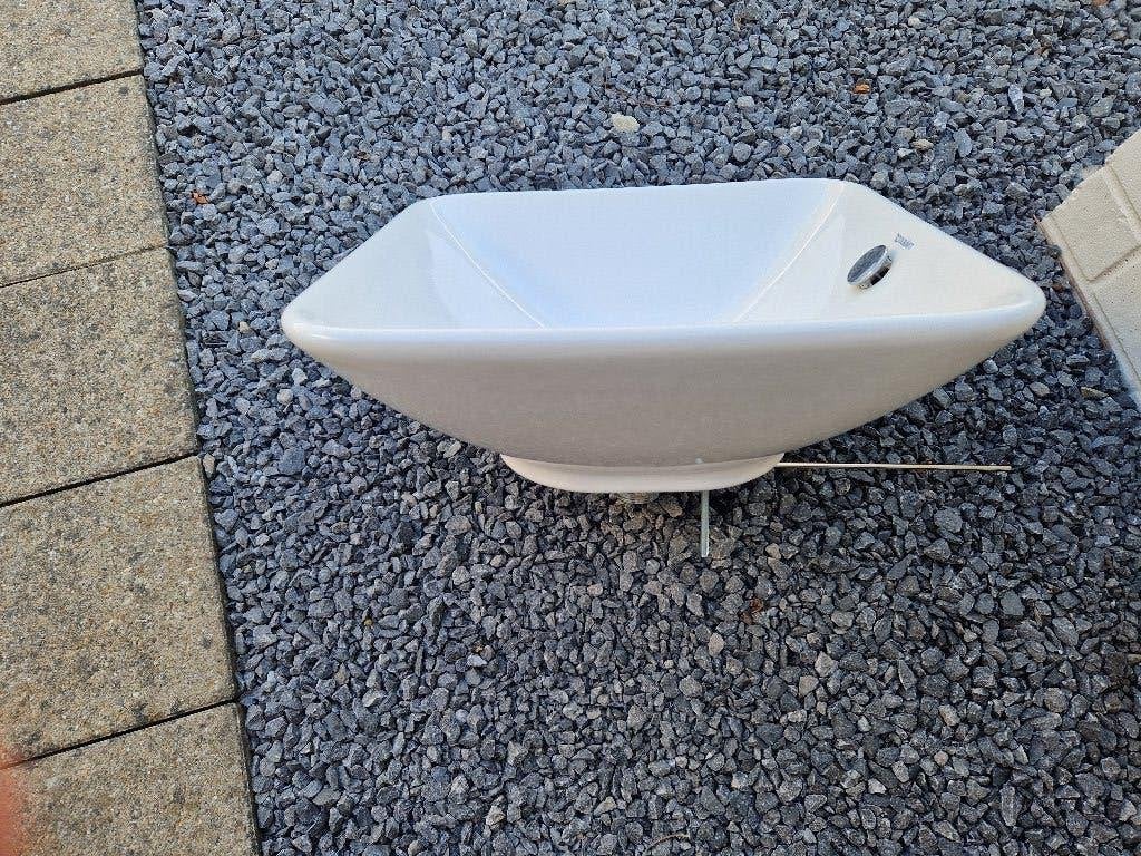 Waskom opbouw duravit, Ophalen, Zo goed als nieuw, Steen, Wastafel