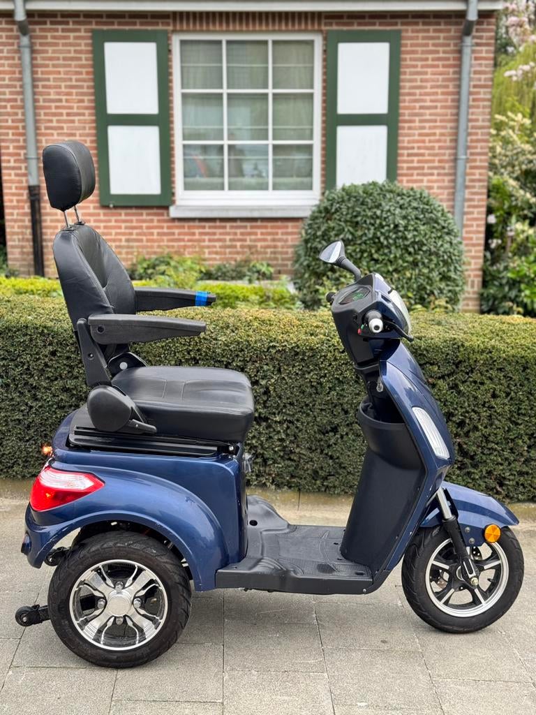 Scootmobiel 25km/h Voiturette électrique batteries amovible, Enlèvement ou Envoi, Pliant, Comme neuf, Fauteuil roulant électrique