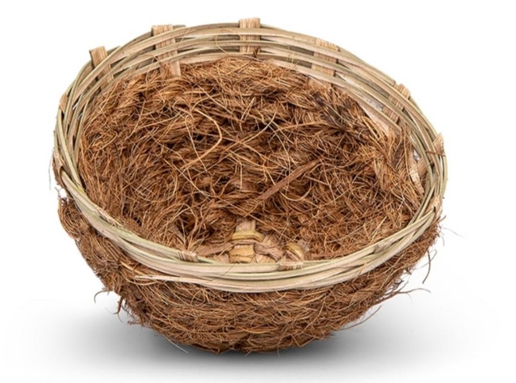 Rieten nest Cocos met haak Ø13 cm, Ophalen