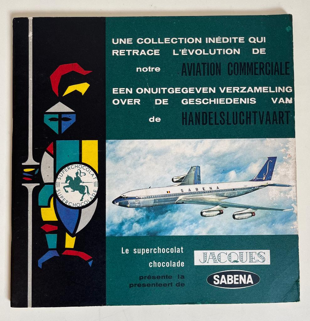 Sabena - Chocolat Jacques - complet - 1960, Collections, Envoi, Livre ou Revue