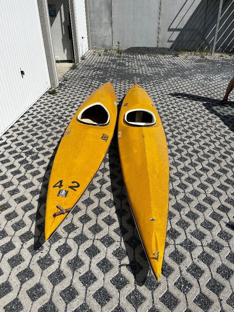 Vintage kayak, Ophalen, Gebruikt, Eén persoon, Kajak