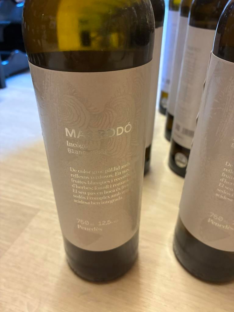 witte wijn finca mas rodo incognit  13 flessen, Collections, Vins, Enlèvement, Neuf, Vin blanc