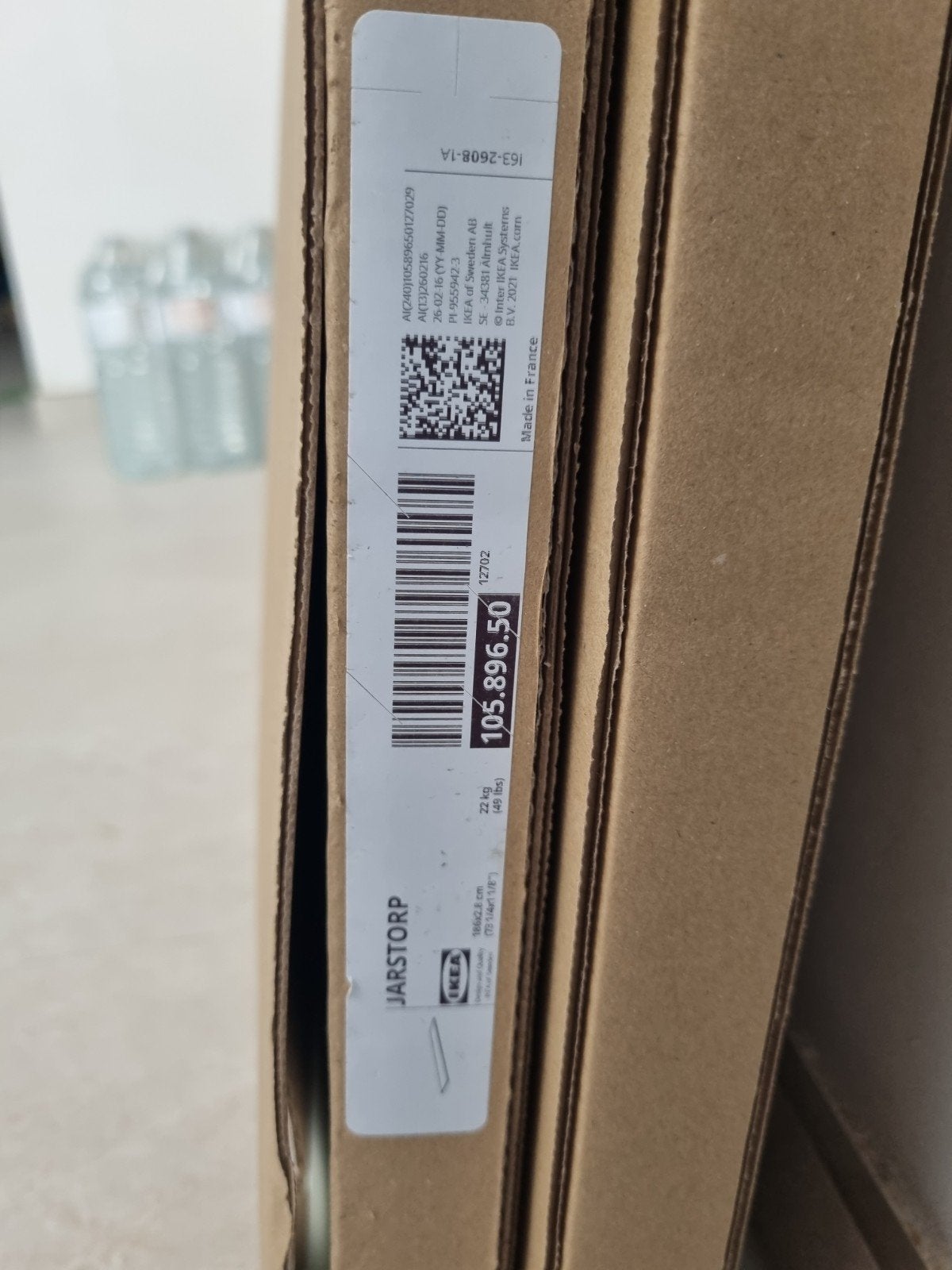 Witte werkblad ikea nog nieuw in doos, Ophalen
