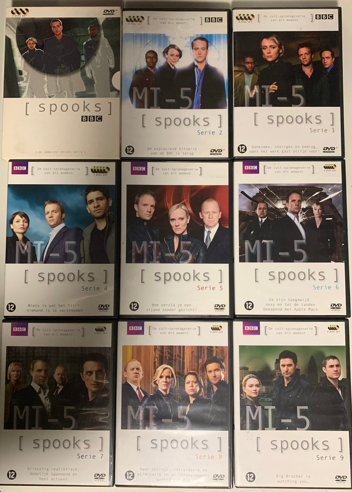 Spooks, Seizoen 1, Nederlands, Zo goed als nieuw, Ophalen of Verzenden