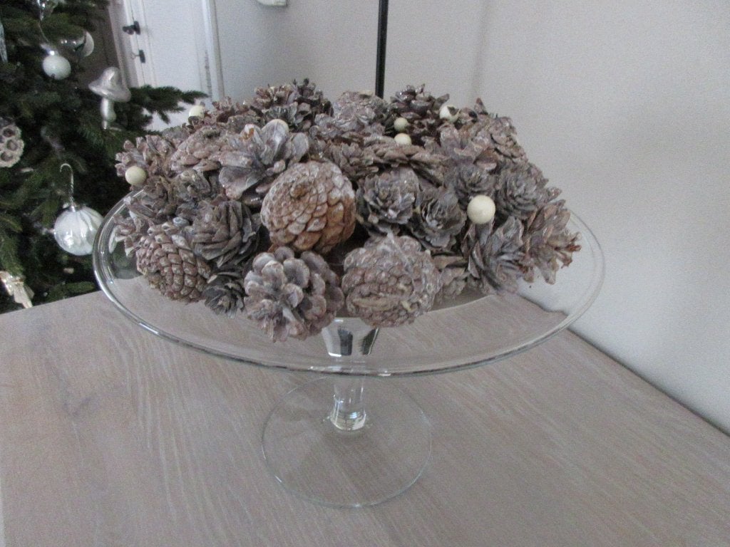 Winter of Kerst krans met dennen, Ophalen, Gebruikt, Krans, 25 cm