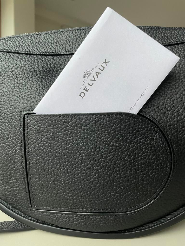 Prachtige DELVAUX Pin Swing, Ophalen, Zwart