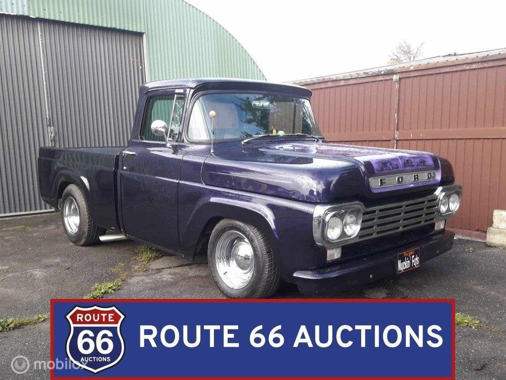 Ford F100 | 1959 | Route 66 Auctions, Achat, Entreprise, Boîte manuelle, Autre carrosserie