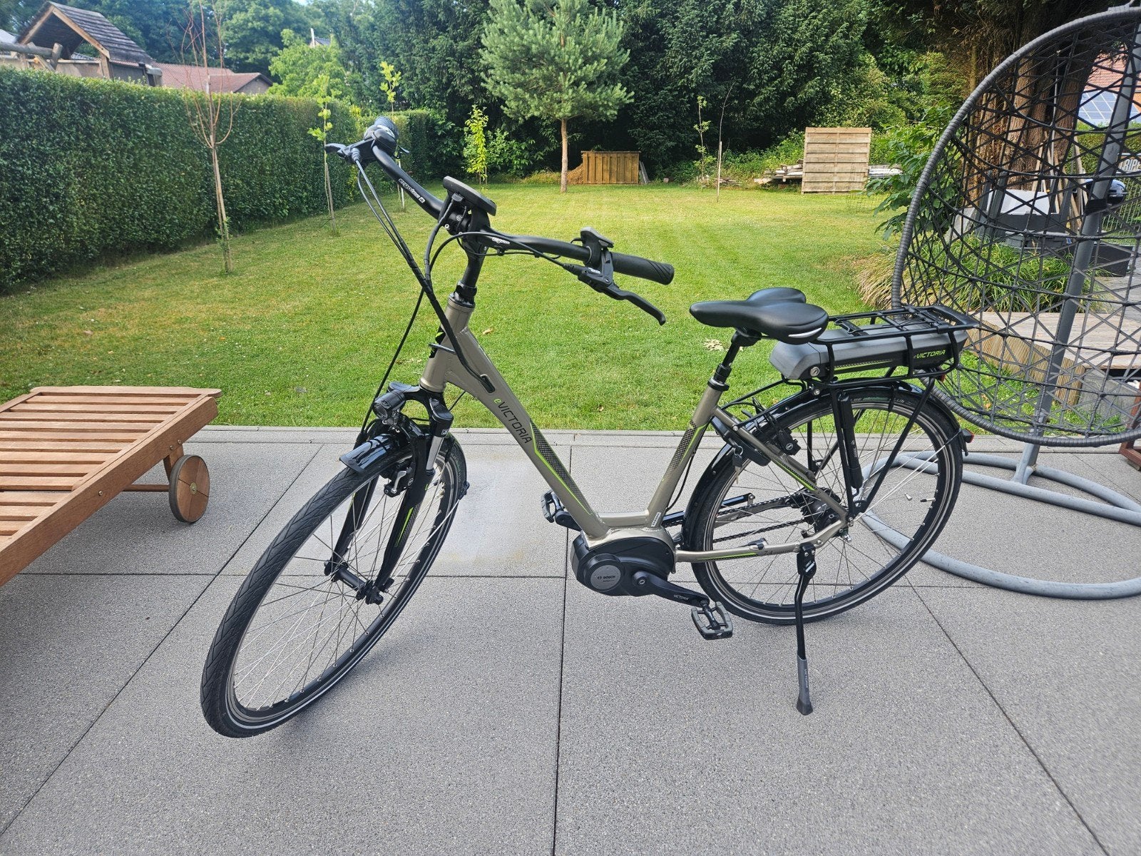 Victoria e-bike met Bosch Active Line motor, Ophalen