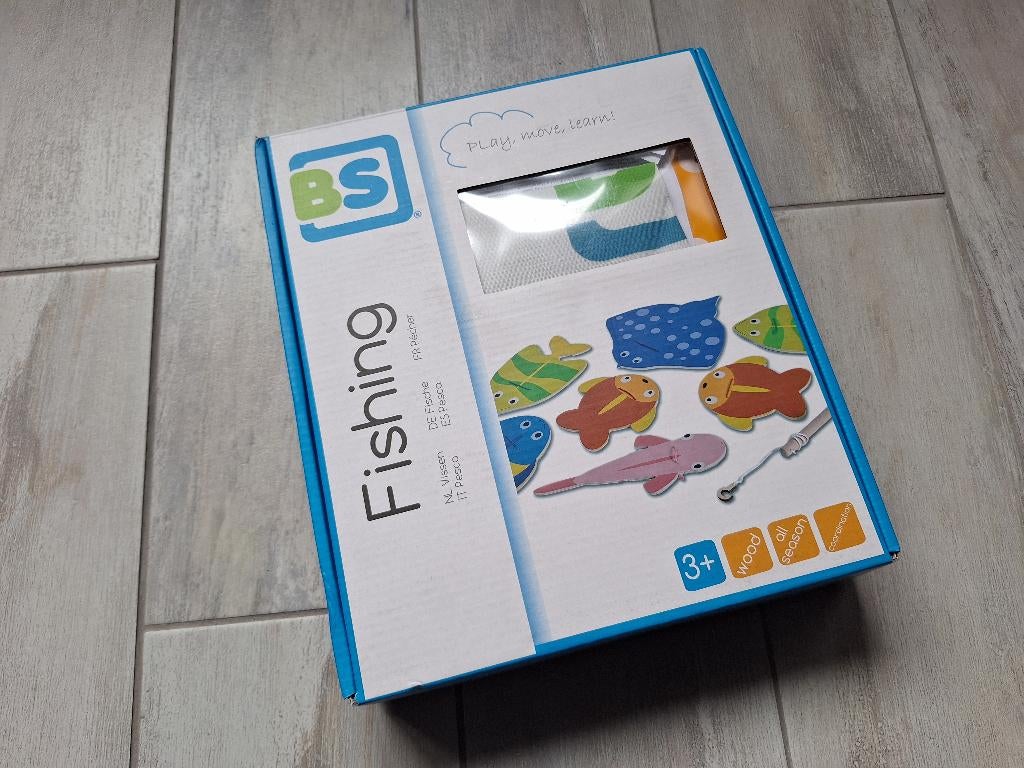 ☼ Nieuw houten visspel, Ophalen of Verzenden, Nieuw, Overige typen
