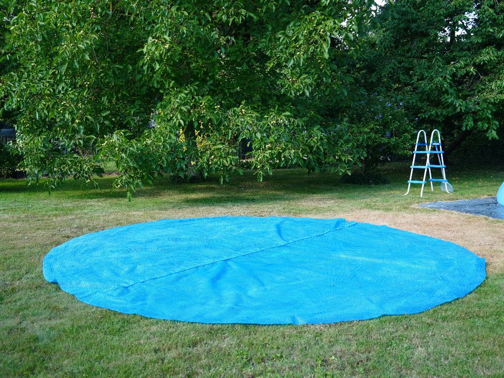Bâche isolante pour piscine Intex quasi neuve Ø457cm, Enlèvement, Comme neuf, Couverture de piscine